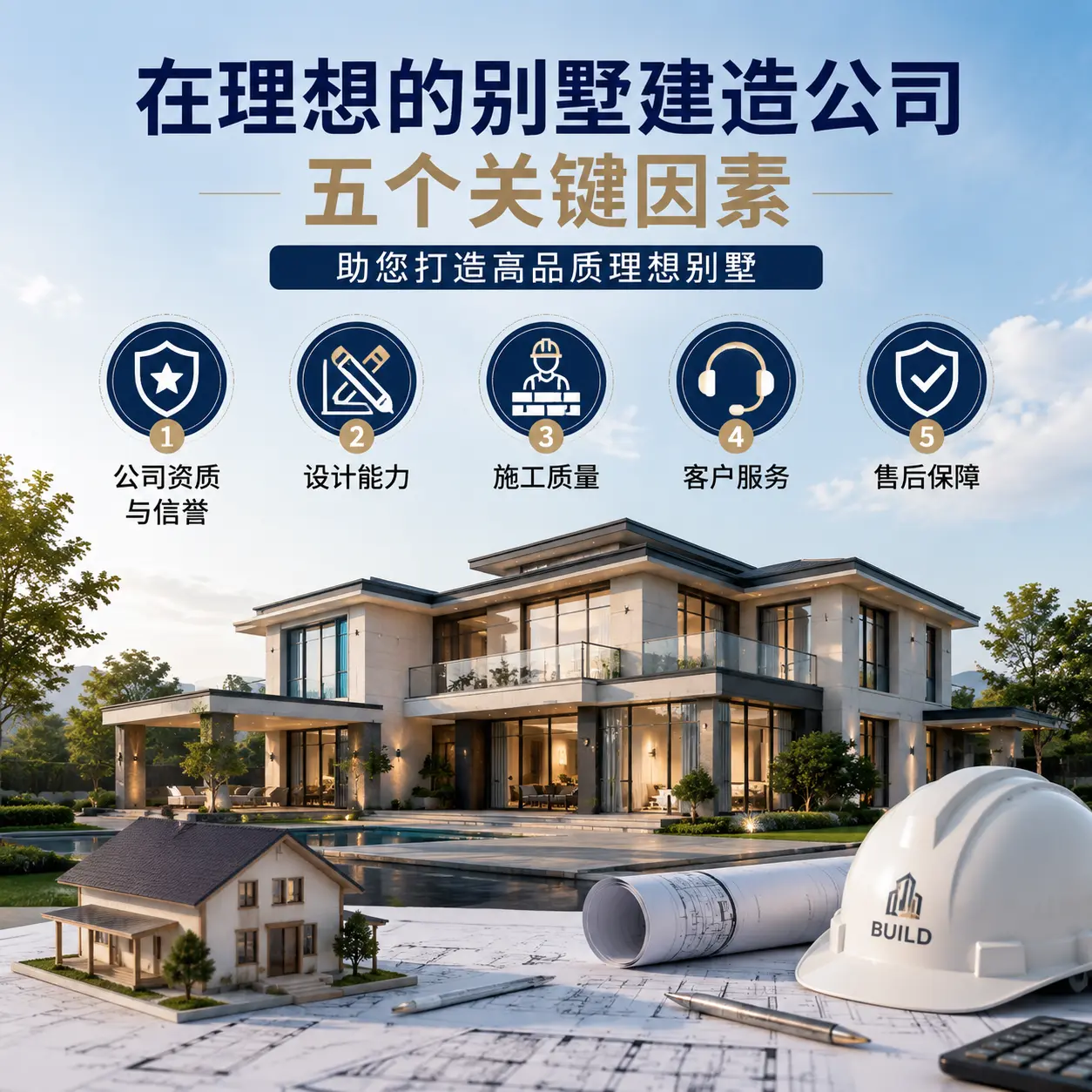 在 台江 找到理想别墅建造公司的五个关键因素