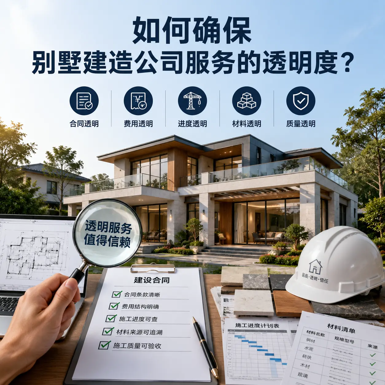 在 台江 如何确保别墅建造公司服务的透明度?