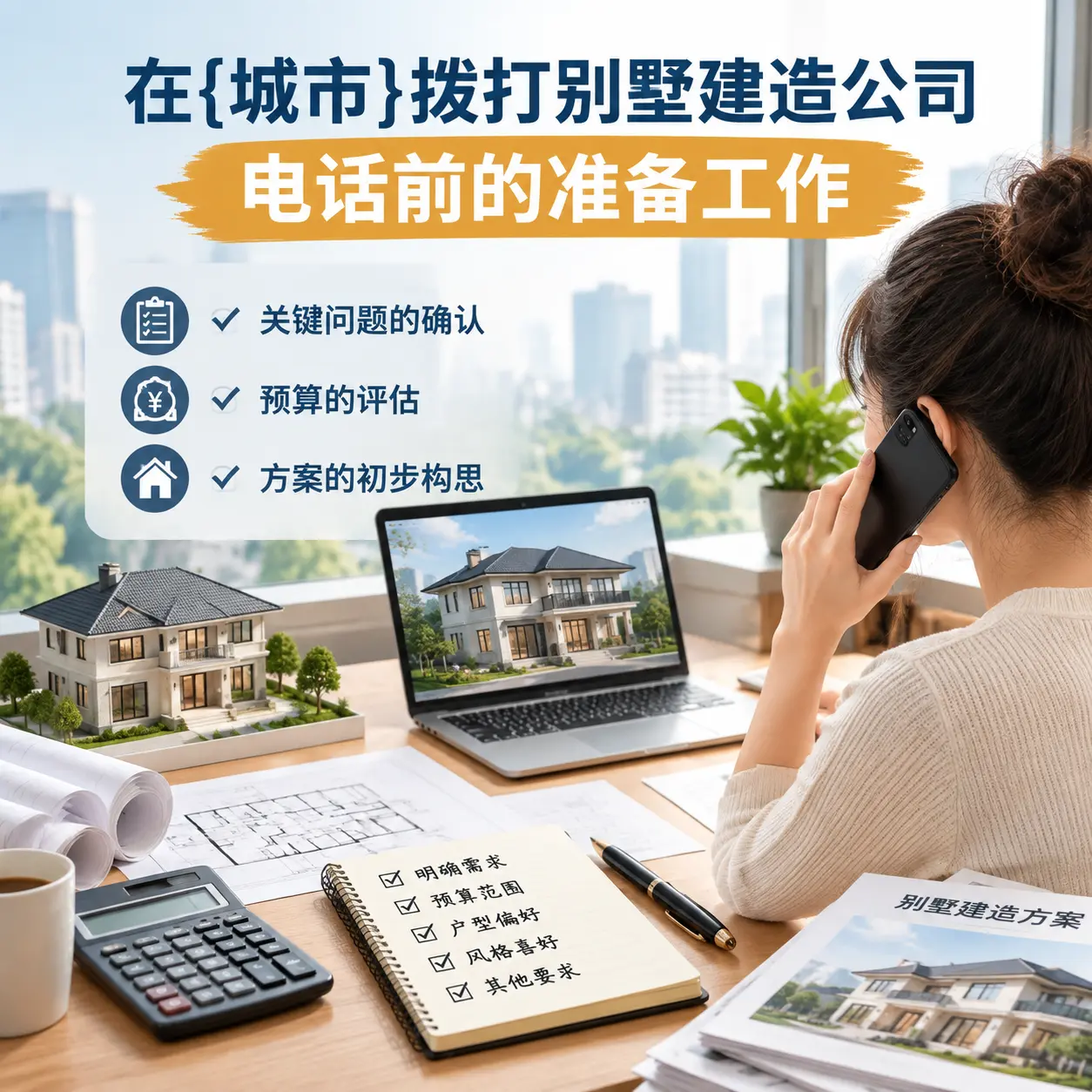 在台江拨打别墅建造公司电话前的准备工作
