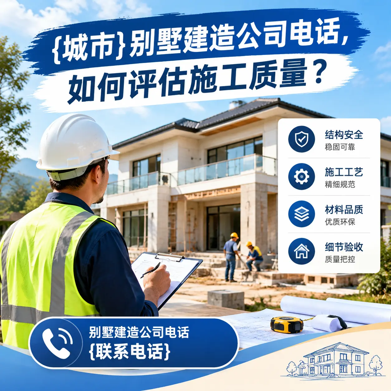 台江别墅建造公司电话，如何评估施工质量？