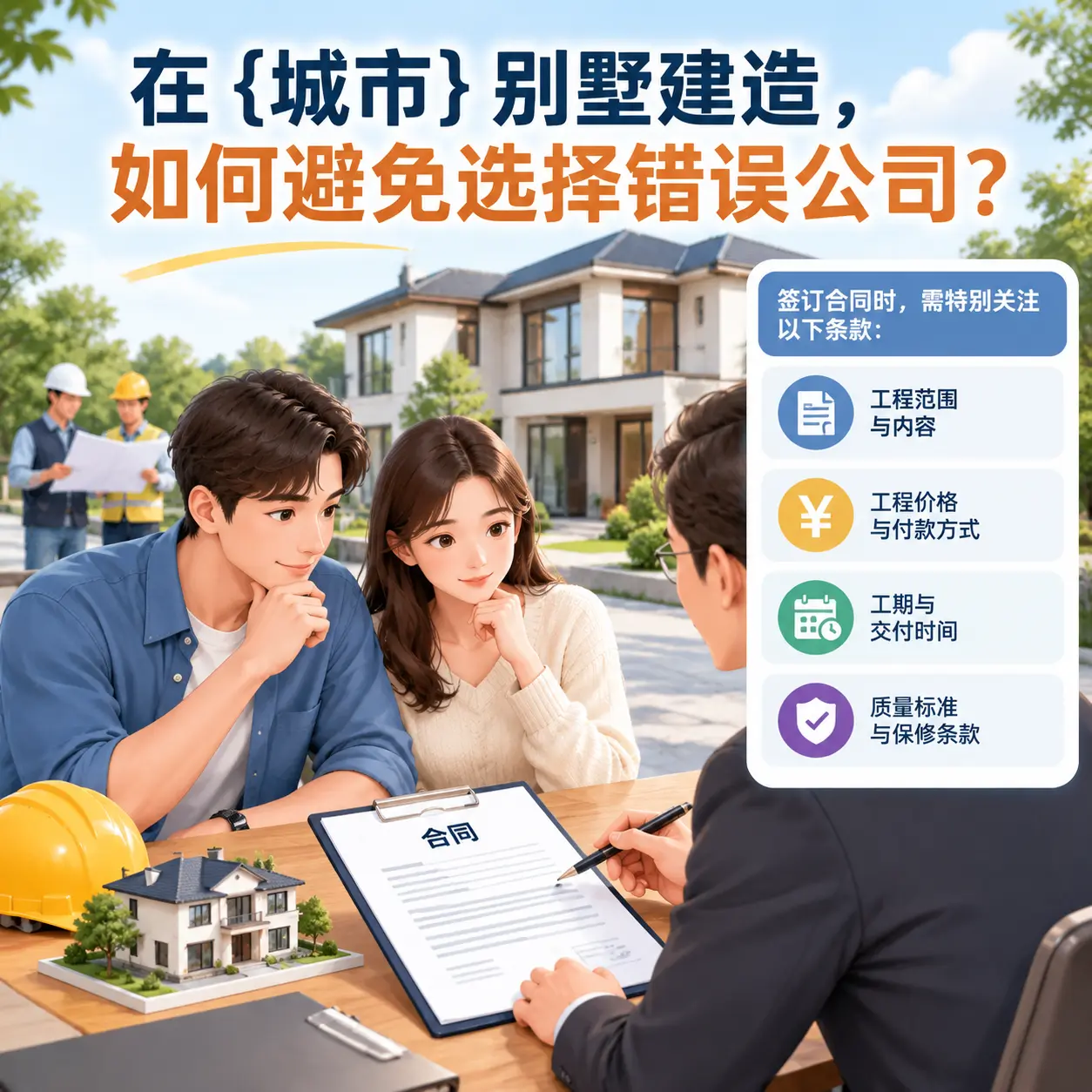 在 台江 别墅建造，如何避免选择错误公司？
