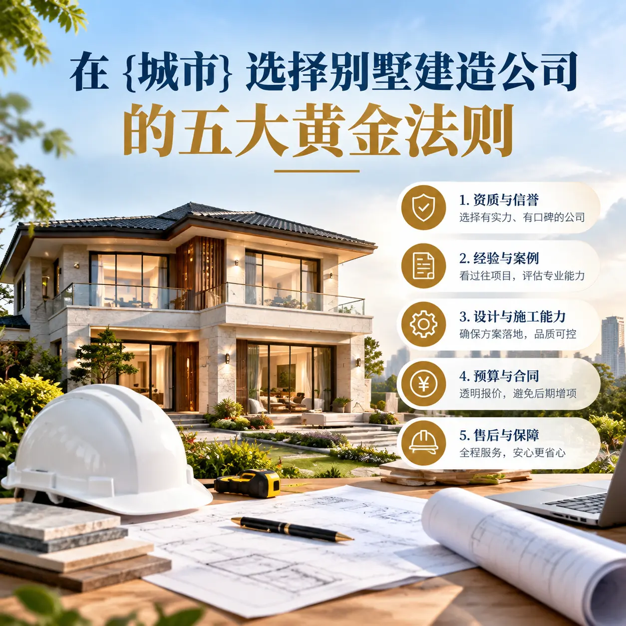 在 台江 选择别墅建造公司的五大黄金法则