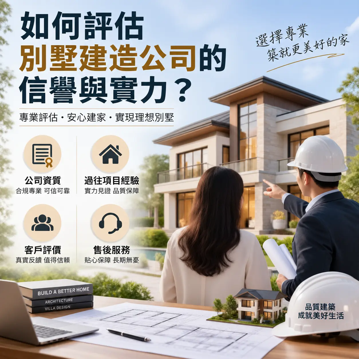 如何评估 台江 别墅建造公司的信誉与实力？