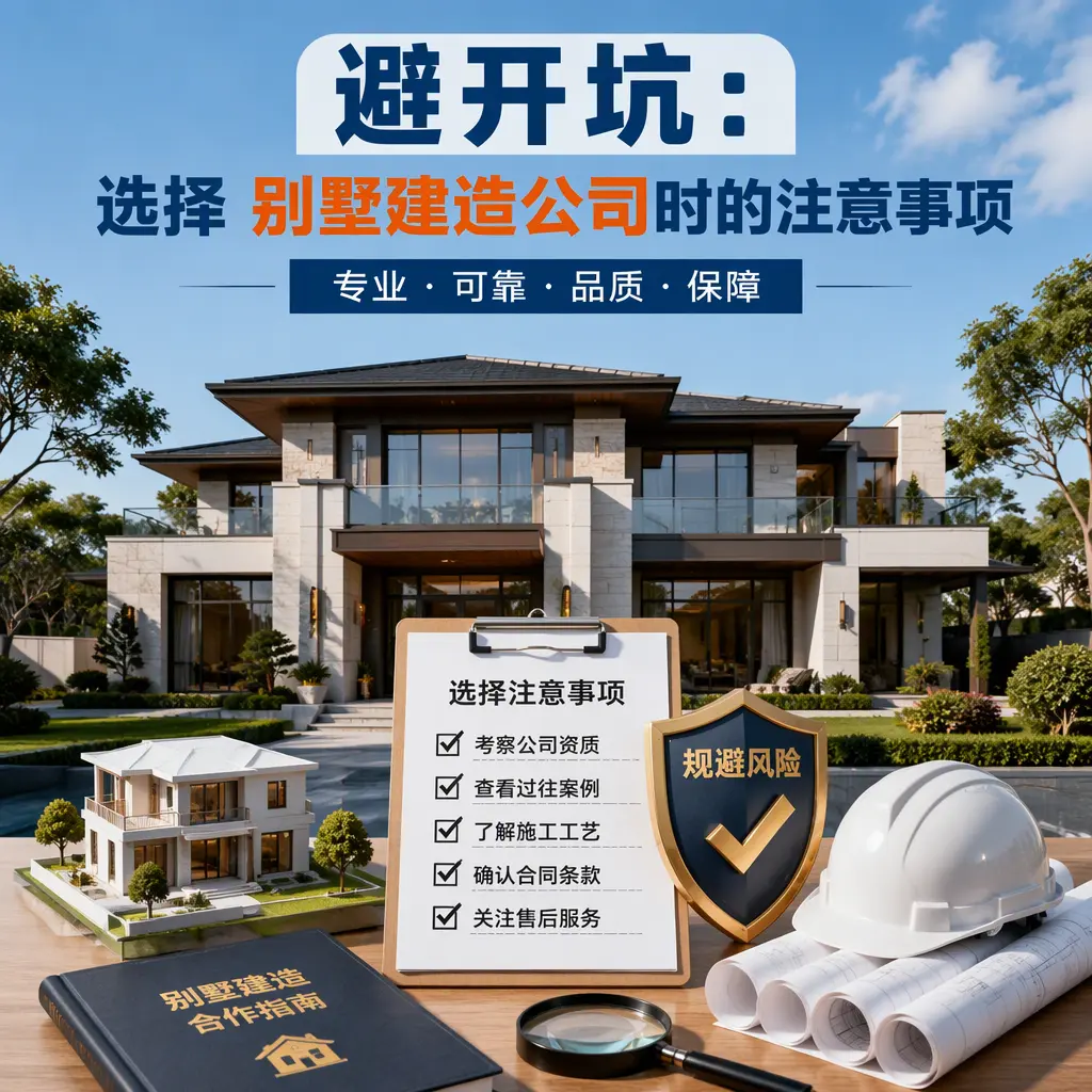 避开坑:选择 台江 别墅建造公司时的注意事项