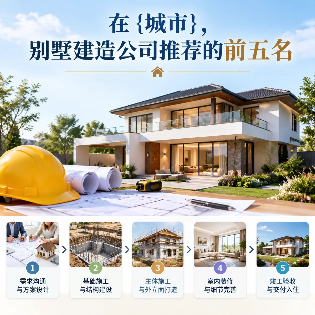 在 台江，别墅建造公司推荐的前五名