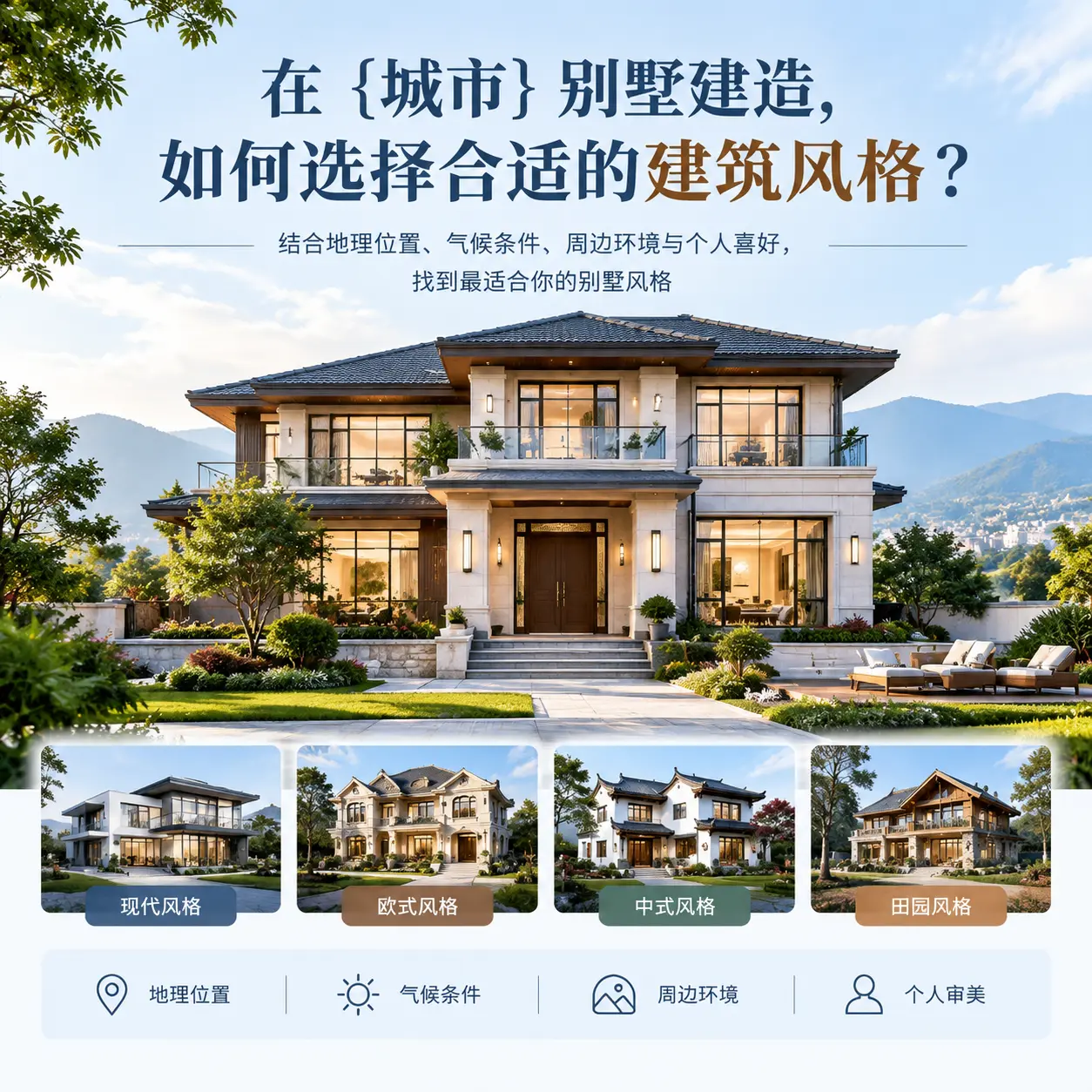 在 台江 别墅建造，如何选择合适的建筑风格？